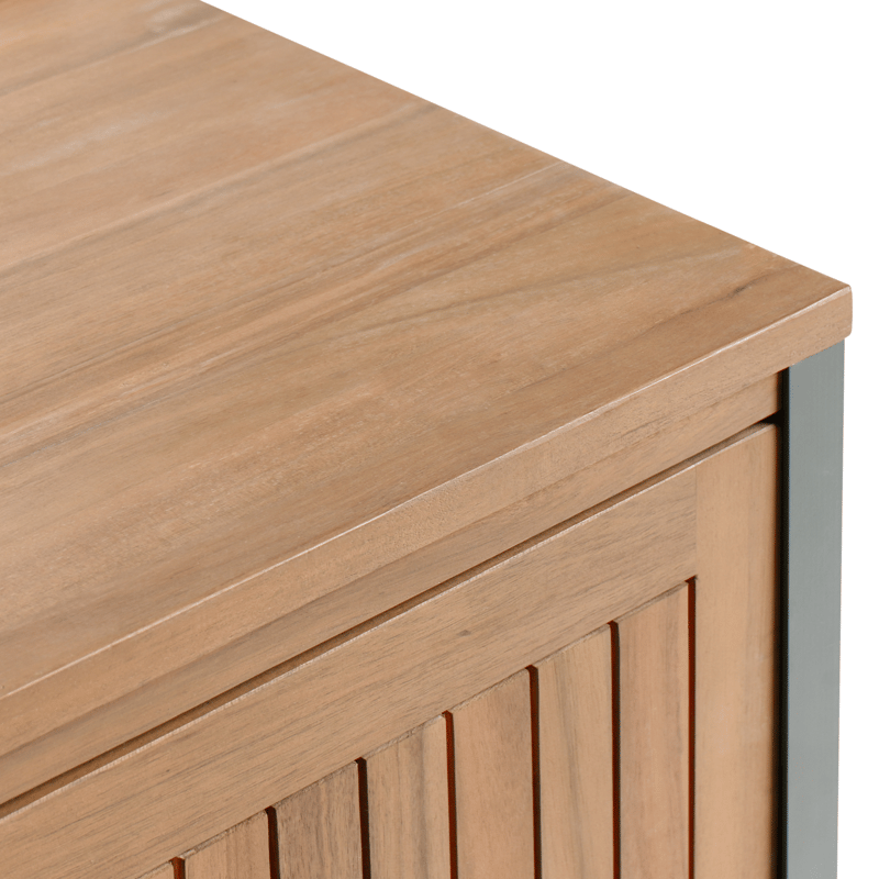 Köksskåp För Utomhusbruk Ivrea Akaciaträ - Brun/Grå - Trädgård & spabad - Grillar & matlagning utomhus - Utekök - Färdiga utekök