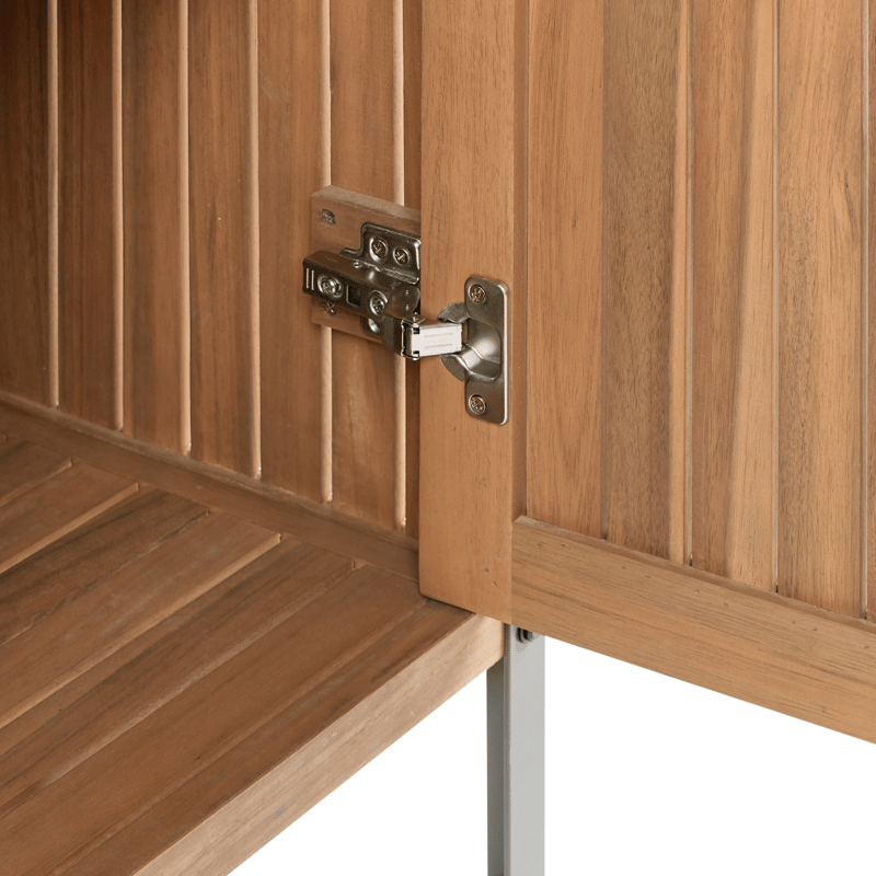 Köksskåp För Utomhusbruk Ivrea Akaciaträ - Brun/Grå - Trädgård & spabad - Grillar & matlagning utomhus - Utekök - Färdiga utekök