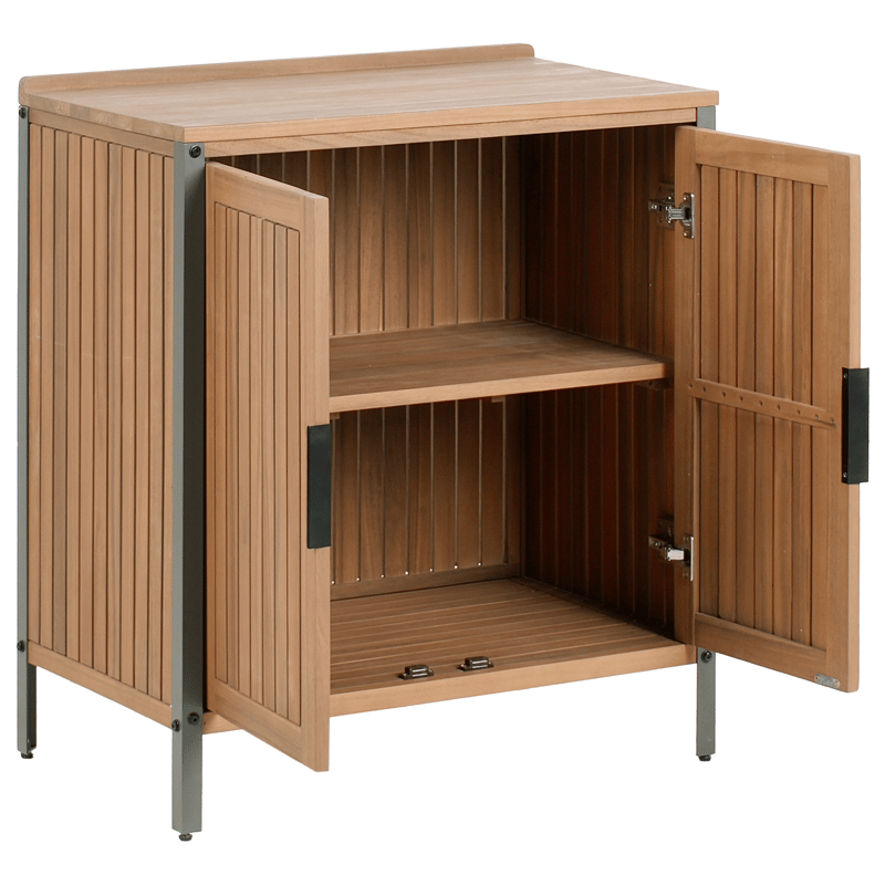 Köksskåp För Utomhusbruk Ivrea Akaciaträ - Brun/Grå - Trädgård & spabad - Grillar & matlagning utomhus - Utekök - Färdiga utekök
