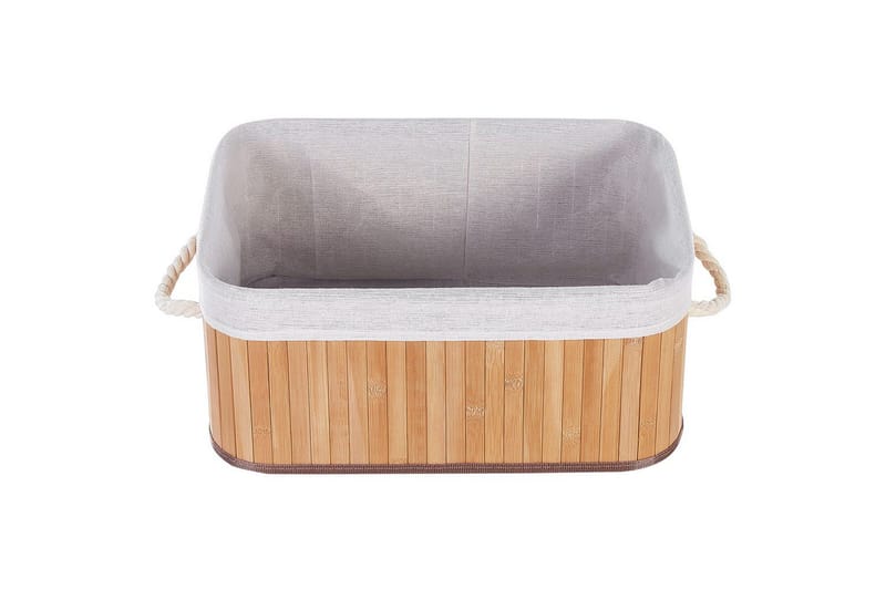 Korg Talpe set om 5 Ljus trä/vit - Ljus trä/vit - Trädgård & spabad - Uterum & fritidshus - Förråd & bodar - Förrådsbod