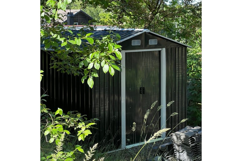 Redskapsbod 5,3m² | Dubbel skjutdörr | Bas ingår - Trädgård & spabad - Uterum & fritidshus - Förråd & bodar - Redskapsbod & trädgårdsskjul