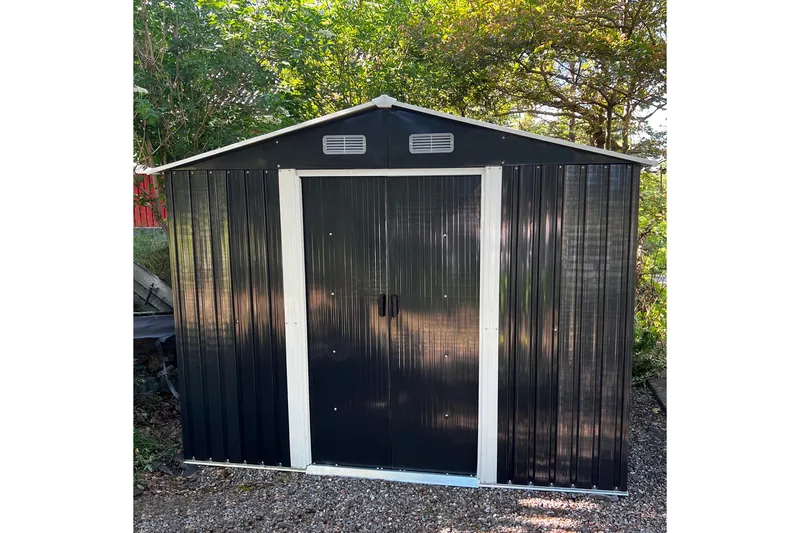 Redskapsbod 5,3m² | Dubbel skjutdörr | Bas ingår - Trädgård & spabad - Uterum & fritidshus - Förråd & bodar - Redskapsbod & trädgårdsskjul