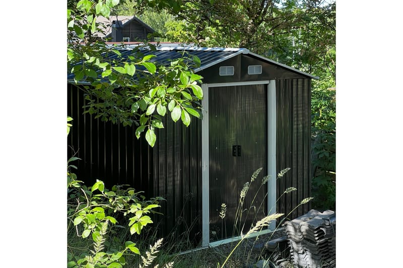 Redskapsbod 5,3m² | Dubbel skjutdörr | Bas ingår - Trädgård & spabad - Uterum & fritidshus - Förråd & bodar - Redskapsbod & trädgårdsskjul