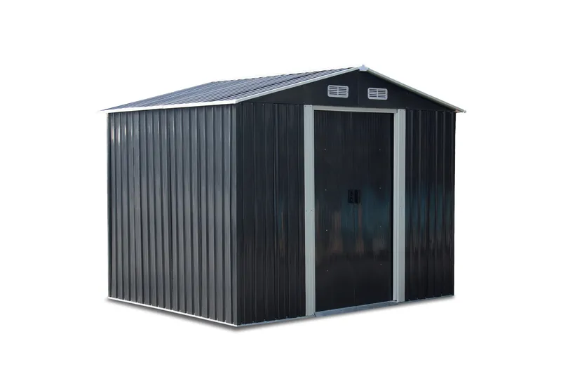 Redskapsbod 5,3m² | Dubbel skjutdörr | Bas ingår - Trädgård & spabad - Uterum & fritidshus - Förråd & bodar - Redskapsbod & trädgårdsskjul