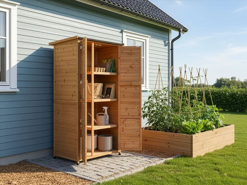 Redskapsförråd Arsego 67x96 cm - Brun - Trädgård & spabad - Uterum & fritidshus - Förråd & bodar - Förrådsbod