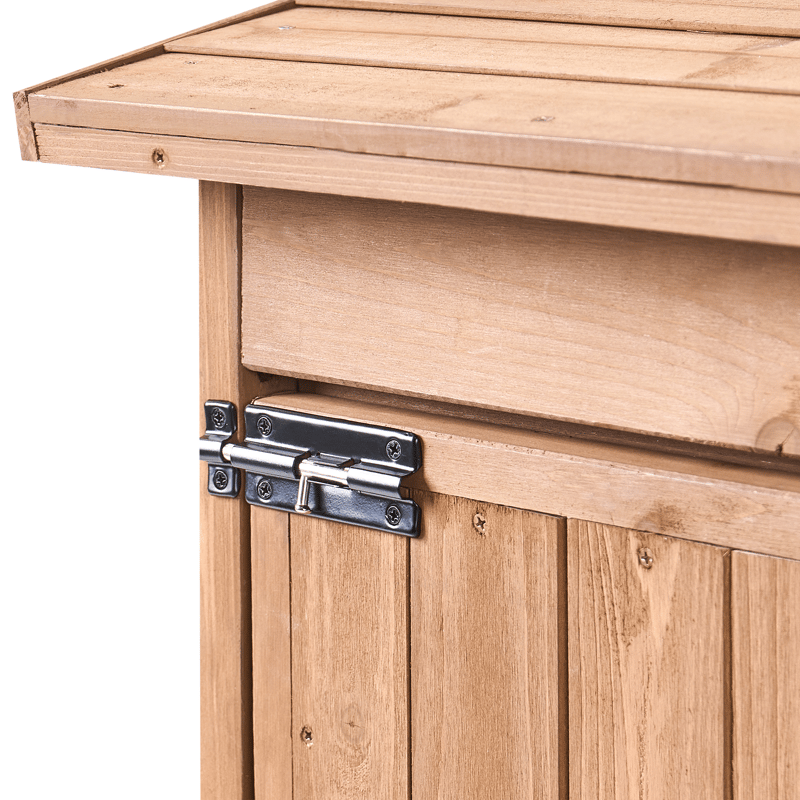 Redskapsförråd Toffia 127 cm 66 cm - Brun - Trädgård & spabad - Uterum & fritidshus - Förråd & bodar - Förrådsbod