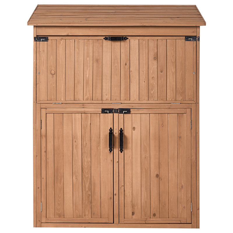 Redskapsförråd Toffia 127 cm 66 cm - Brun - Trädgård & spabad - Uterum & fritidshus - Förråd & bodar - Förrådsbod