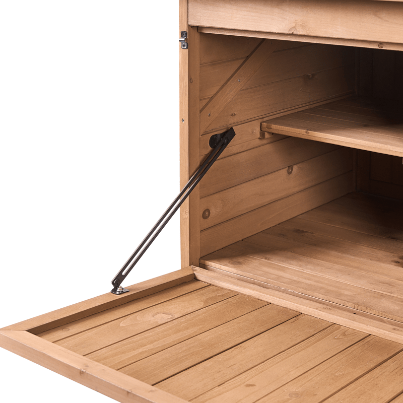 Redskapsförråd Toffia 127 cm 66 cm - Brun - Trädgård & spabad - Uterum & fritidshus - Förråd & bodar - Förrådsbod