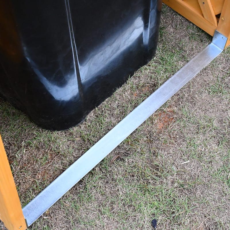 Soptunneskydd | Enkel montering | 92x149x122cm - Trädgård & spabad - Uterum & fritidshus - Förråd & bodar - Soptunneskydd