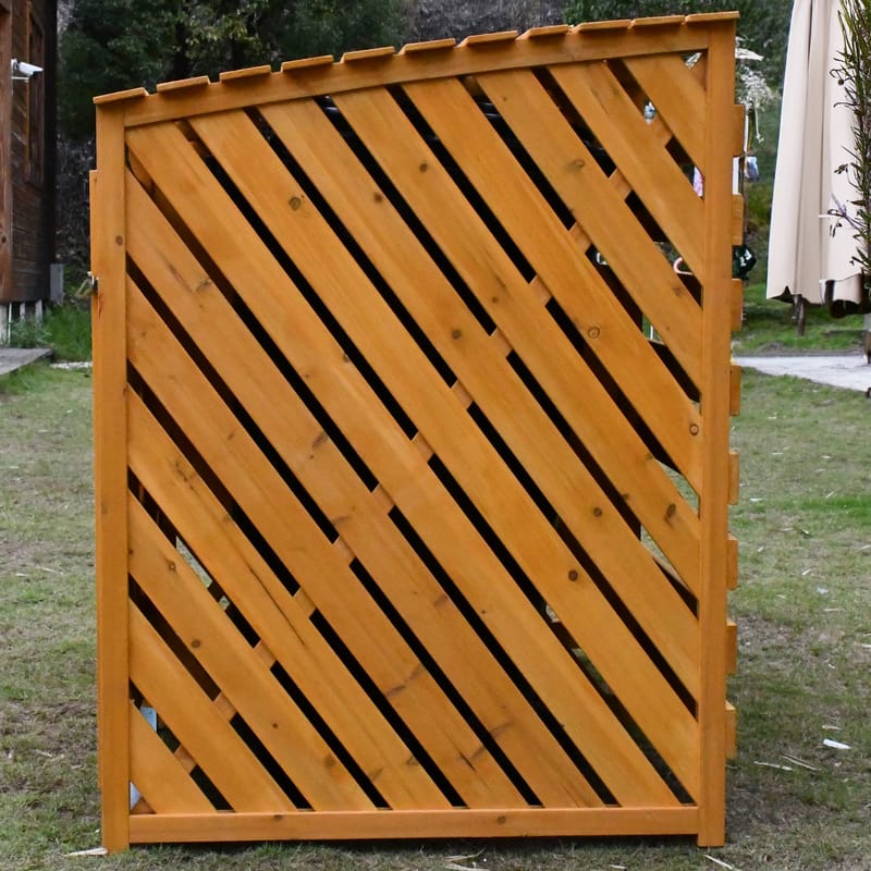 Soptunneskydd | Enkel montering | 92x149x122cm - Trädgård & spabad - Uterum & fritidshus - Förråd & bodar - Soptunneskydd