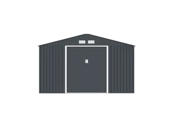 Stort Förråd och redskapsbod Jerone 15,3 m² Mörkgrå - Trädgård & spabad - Uterum & fritidshus - Förråd & bodar - Förrådsbod