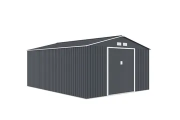 Stort Förråd och redskapsbod Jerone 15,3 m² Mörkgrå - Trädgård & spabad - Uterum & fritidshus - Förråd & bodar - Förrådsbod