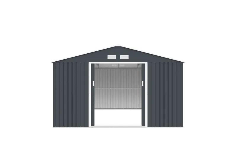 Stort Förråd och redskapsbod Jerone 15,3 m² Mörkgrå - Trädgård & spabad - Uterum & fritidshus - Förråd & bodar - Förrådsbod
