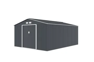 Stort Förråd och redskapsbod Jerone 15,3 m² Mörkgrå - Trädgård & spabad - Uterum & fritidshus - Förråd & bodar - Förrådsbod