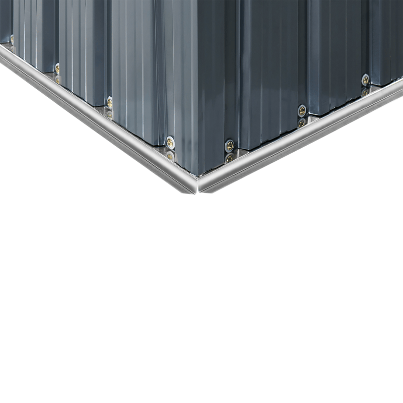 Trädgårdsskjul Acilia 110x174 cm - Grå/Vit - Trädgård & spabad - Uterum & fritidshus - Förråd & bodar - Förrådsbod