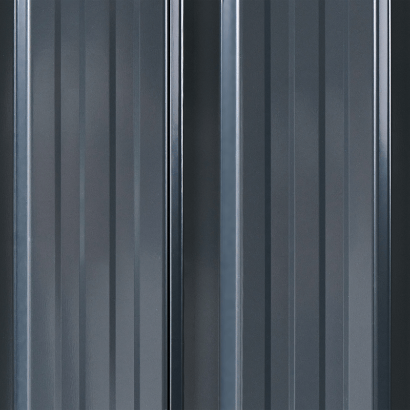 Trädgårdsskjul Aisone 89x150 cm - Grå/Vit - Trädgård & spabad - Uterum & fritidshus - Förråd & bodar - Redskapsbod & trädgårdsskjul