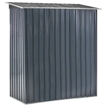 Trädgårdsskjul Aisone 89x150 cm - Grå/Vit - Trädgård & spabad - Uterum & fritidshus - Förråd & bodar - Redskapsbod & trädgårdsskjul