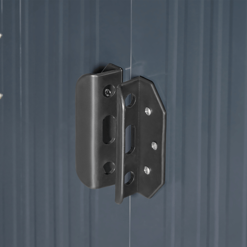 Trädgårdsskjul Aisone 89x150 cm - Grå/Vit - Trädgård & spabad - Uterum & fritidshus - Förråd & bodar - Redskapsbod & trädgårdsskjul