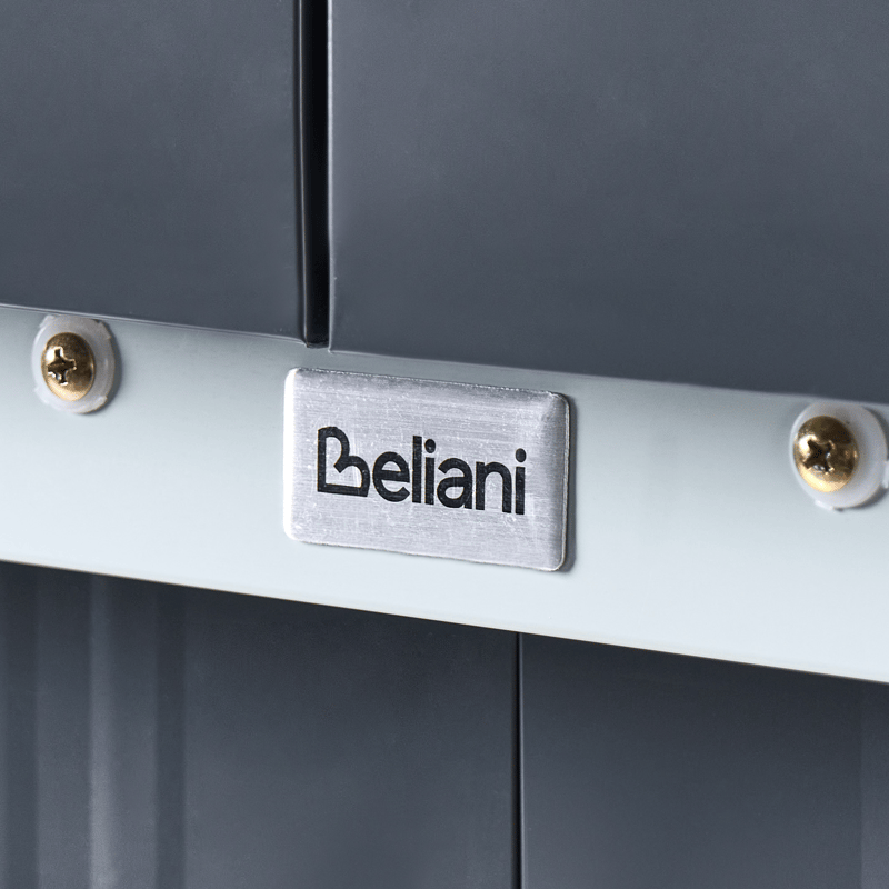 Trädgårdsskjul Cirella 118x194 cm - Grå/Vit - Trädgård & spabad - Uterum & fritidshus - Förråd & bodar - Redskapsbod & trädgårdsskjul