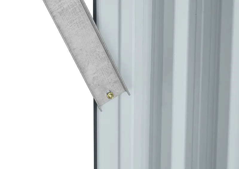 Vedskjul 163x89cm | Galvaniserat stål - Trädgård & spabad - Uterum & fritidshus - Förråd & bodar - Vedbod & vedskjul