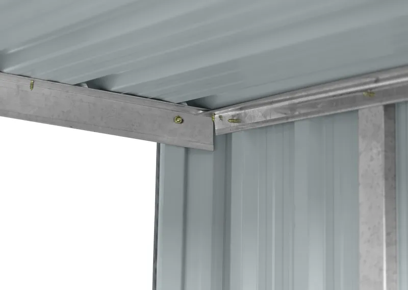 Vedskjul 163x89cm | Galvaniserat stål - Trädgård & spabad - Uterum & fritidshus - Förråd & bodar - Vedbod & vedskjul