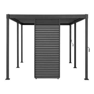 Lamellvägg för gazebo Mirador-80/88, - Mörkgrå - Trädgård & spabad - Uterum & fritidshus - Lusthus & gazebo