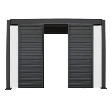Mellanpanel i lamellvägg för paviljong Mirador-111 - vit - Trädgård & spabad - Uterum & fritidshus - Lusthus & gazebo