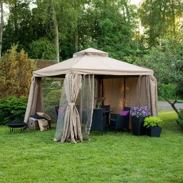 Paviljong Legend 2,91x2,91xH2/2,8 m - Beige - Trädgård & spabad - Uterum & fritidshus - Lusthus & gazebo