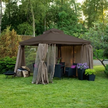Paviljong Legend Brun 2,91x3,91xH2/2,8 m - brun - Trädgård & spabad - Uterum & fritidshus - Lusthus & gazebo