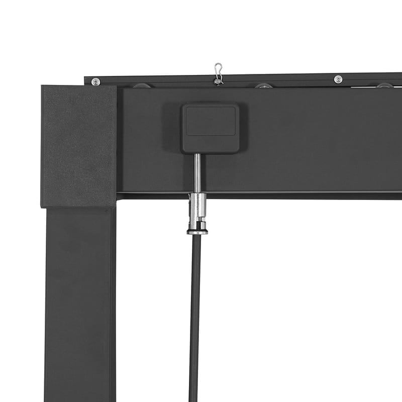 Paviljong Mirador-80 3x3 m - mörkgrå - Trädgård & spabad - Uterum & fritidshus - Lusthus & gazebo