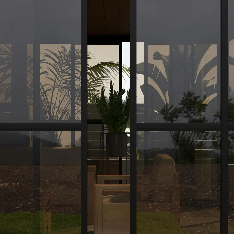 PC skjutvägg för paviljong Mirador-111 3 m - Mörkgrå - Trädgård & spabad - Uterum & fritidshus - Lusthus & gazebo