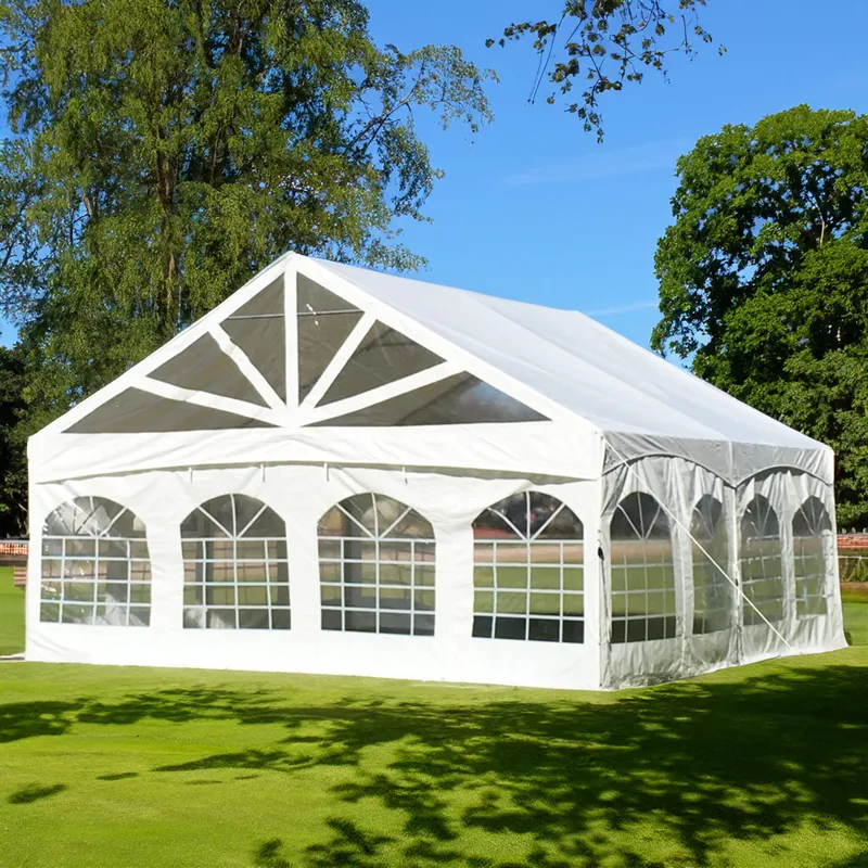 Stort partytält 6x6m | Vattentät, eldsäker och UV-behandlad PVC, undefined