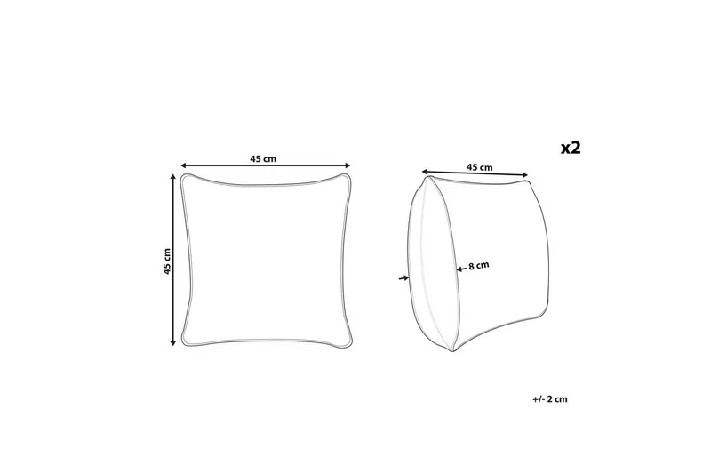 Prydnadskuddar Pudding set om 2 - Textil & mattor - Filtar, kuddar & plädar - Prydnadskudde & kuddfodral