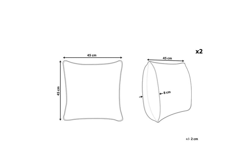 Prydnadskuddar Pudding set om 2 - Textil & mattor - Filtar, kuddar & plädar - Prydnadskudde & kuddfodral