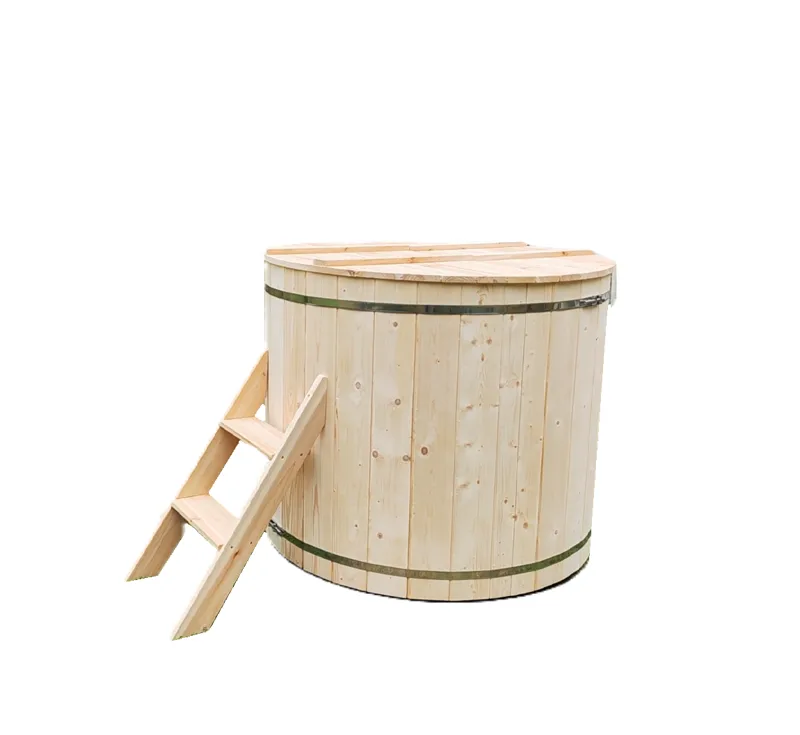 Isbadstunna | FSC-certiferad furu | Holmfrid - Trädgård & spabad - Utomhusbad - Badtunna - Vedeldad badtunna