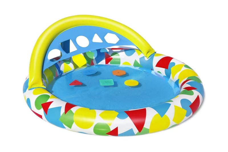 Bestway Barnpool Splash & Learn 120x117x46 cm - Flerfärgsdesign - Barnpool & babypool