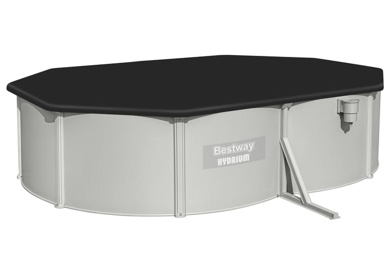 Bestway Stålväggspool Oval 5x3,6 m Hydrium (56586) - Trädgård & spabad - Utomhusbad - Pool - Pool ovan mark