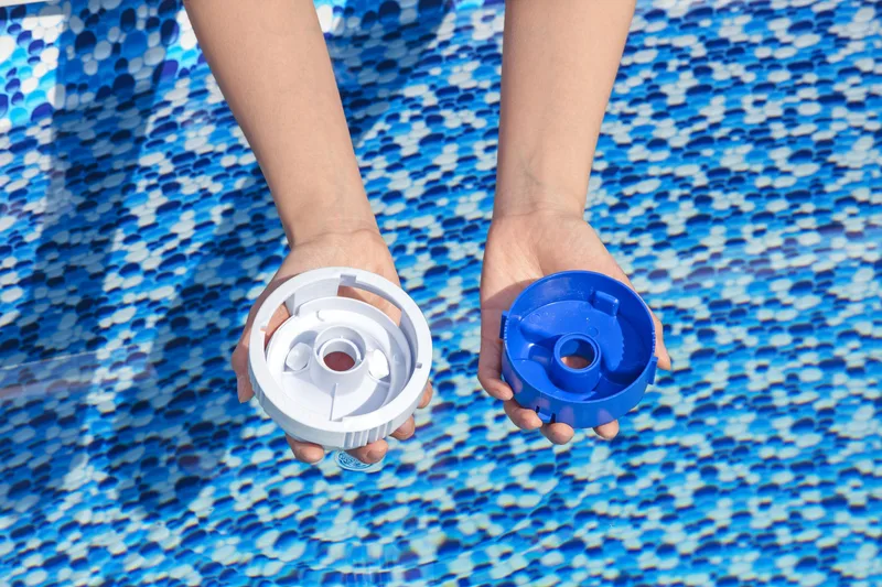 Bestway Stålväggspool Oval 5x3,6 m Hydrium (56586) - Trädgård & spabad - Utomhusbad - Pool - Pool ovan mark