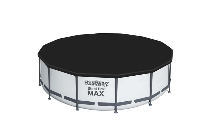 Bestway Steel Pro MAX ovanmarkpool 4,27 m Grå - Trädgård & spabad - Utomhusbad - Pool - Pool ovan mark