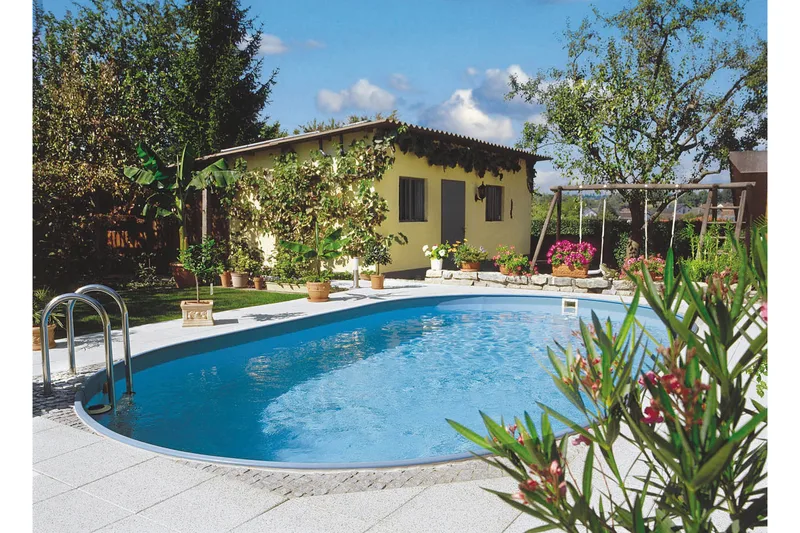 Planet Pool Stålväggspool Premium Oval 6,0x3,2x1,5m Inbyggd - Planet Pool - Trädgård & spabad - Utomhusbad - Pool - Pool ovan mark