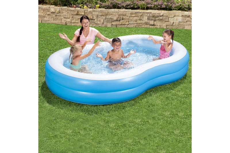 Bestway Familjepool Big Lagoon 262x157x46 cm - Pool ovan mark