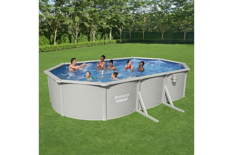 Bestway Hydrium Ovanmarkspool oval 610x360x120 cm - Trädgård & spabad - Utomhusbad - Pool - Pool ovan mark