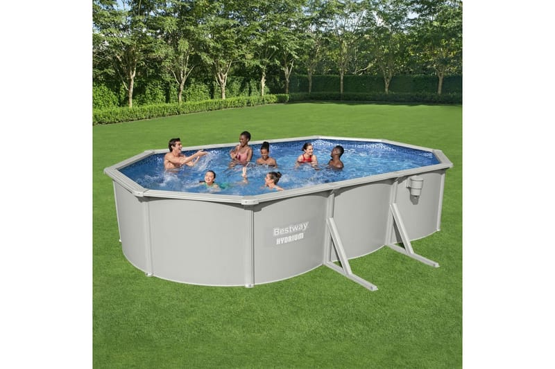 Bestway Hydrium Ovanmarkspool oval 610x360x120 cm - Pool ovan mark