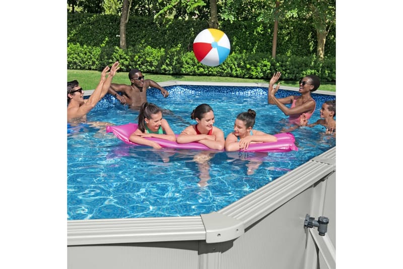 Bestway Hydrium Ovanmarkspool oval 610x360x120 cm - Trädgård & spabad - Utomhusbad - Pool - Pool ovan mark
