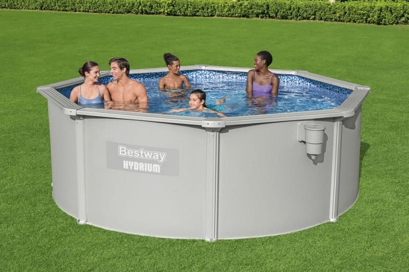 Bestway Hydrium ovanmarkspool rund 360x120 cm - Trädgård & spabad - Utomhusbad - Pool - Pool ovan mark