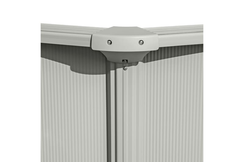 Bestway Hydrium Stålväggspool Oval 6,1x3,6m - Grå - Trädgård & spabad - Utomhusbad - Pool - Pool ovan mark
