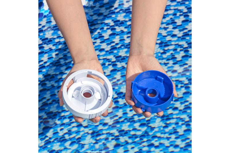 Bestway Hydrium Stålväggspool Oval 6,1x3,6m - Grå - Pool ovan mark