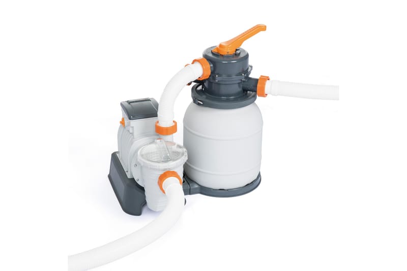 Bestway Hydrium Stålväggspool Oval 6,1x3,6m - Grå - Trädgård & spabad - Utomhusbad - Pool - Pool ovan mark