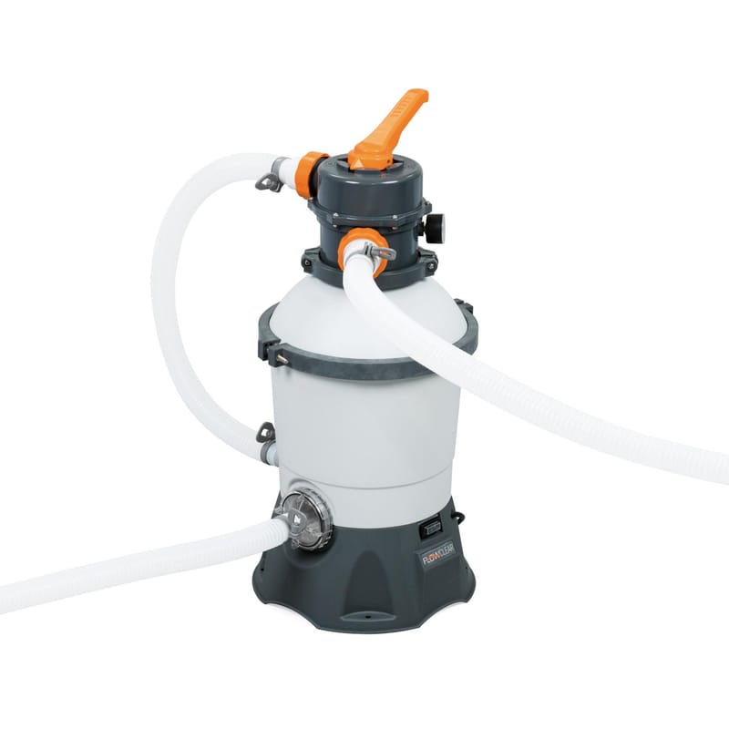 Bestway Hydrium Stålväggspool Rund 3,66m - Grå - Trädgård & spabad - Utomhusbad - Pool - Pool ovan mark