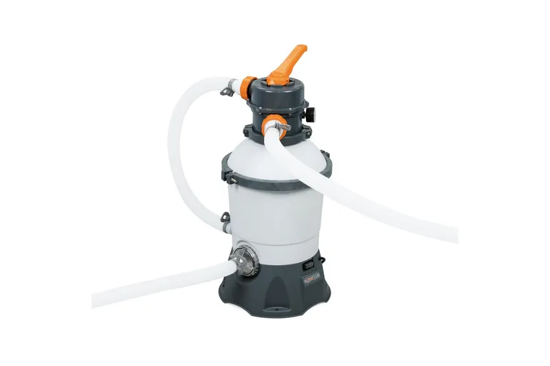 Bestway Hydrium Stålväggspool Rund 3,66m - Grå - Trädgård & spabad - Utomhusbad - Pool - Pool ovan mark